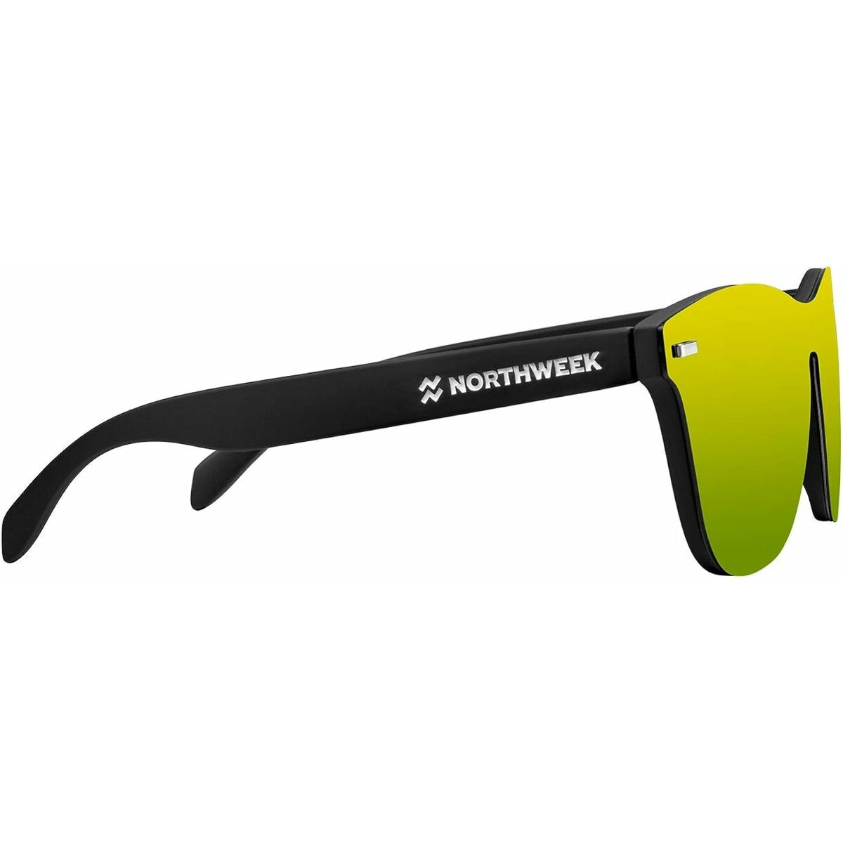 Lunettes de soleil Unisexe Northweek Regular Phantom Ø 47 mm Jaune Noir