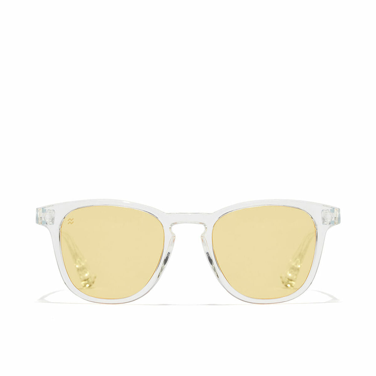 Lunettes de soleil Unisexe Northweek Wall Jaune Ø 140 mm Transparent