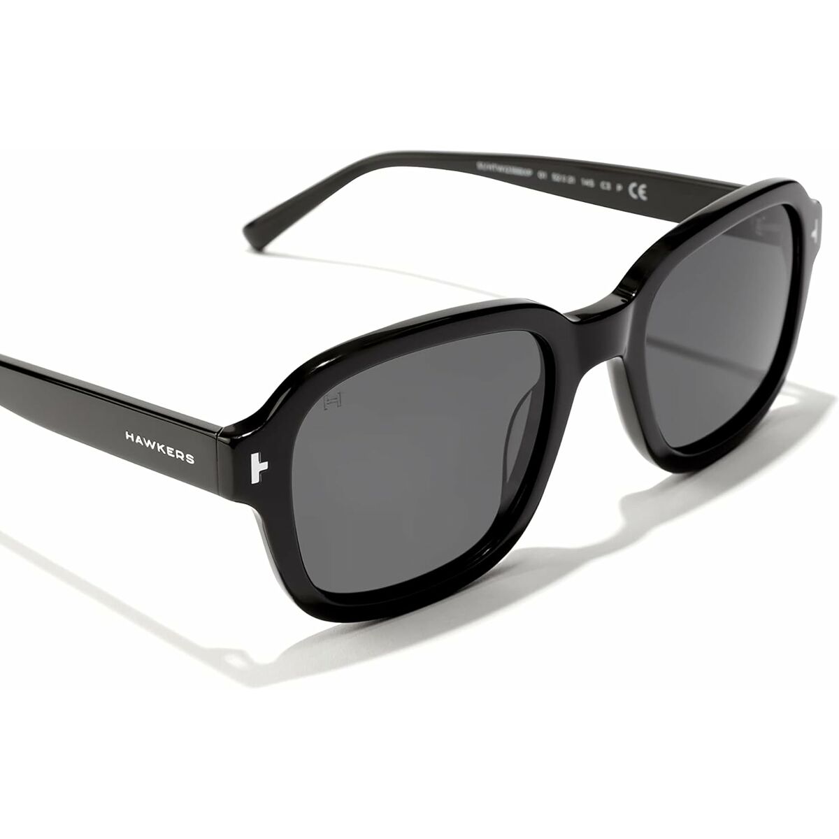 Lunettes de soleil Unisexe Hawkers Twist Ø 49 mm Noir