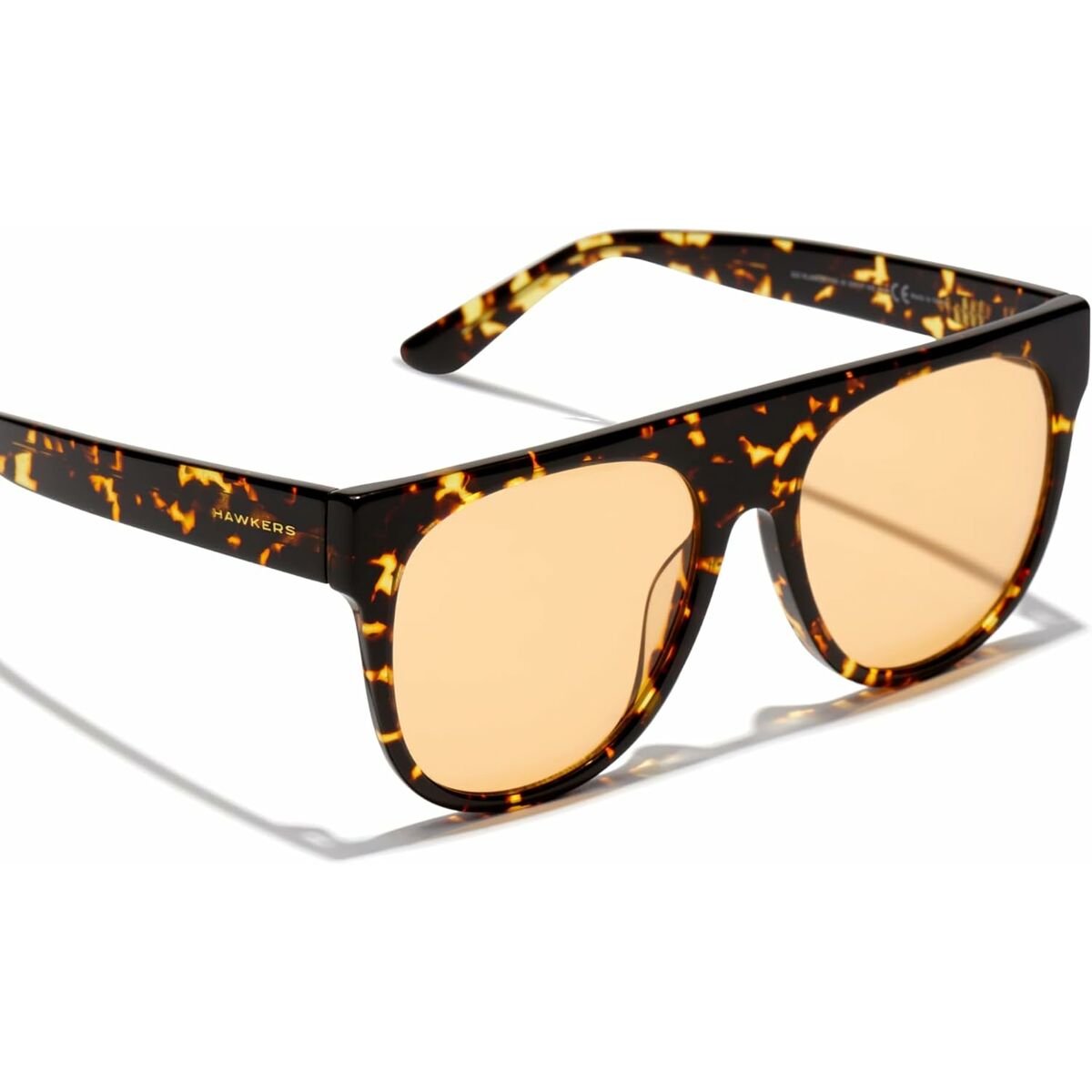 Lunettes de soleil Femme Hawkers x Paula Echevarría Jaune Noir Ø 45 mm