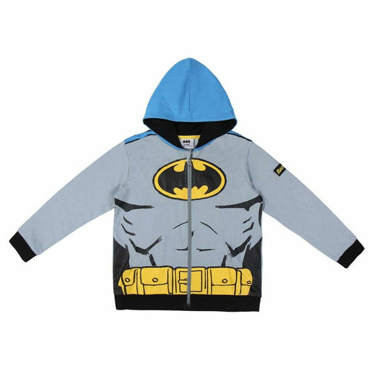 Kinderhoodie Batman Grijs