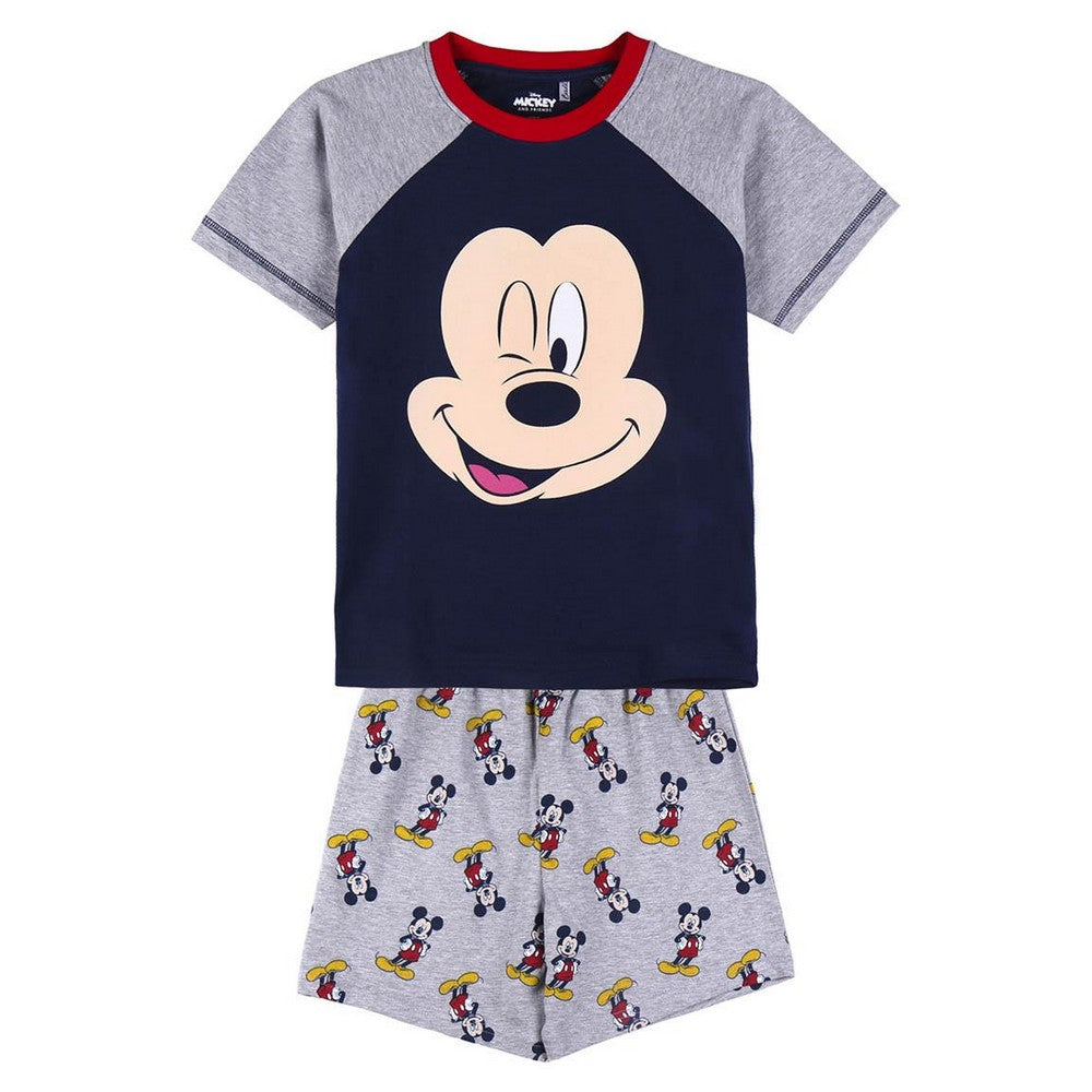 Zomerpyjama Mickey Mouse Grijs