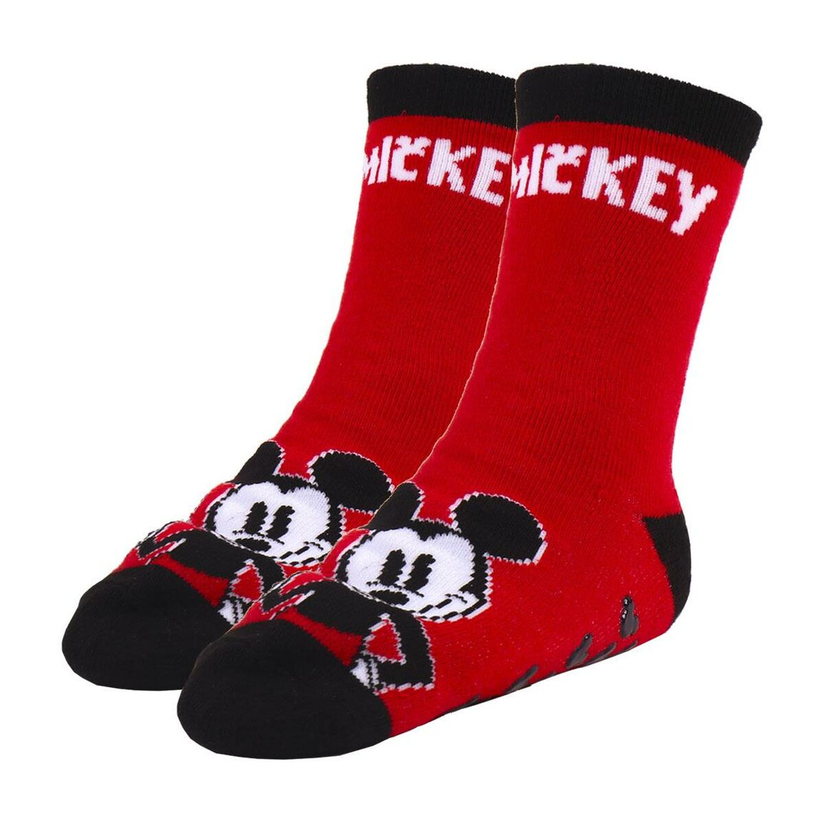 Chaussettes Antidérapantes Mickey Mouse 2 Unités Multicouleur