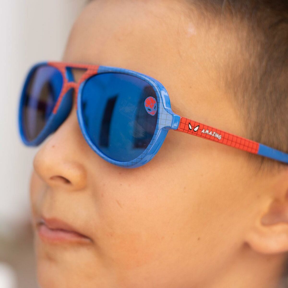 Lunettes de soleil enfant Spider-Man Bleu Rouge