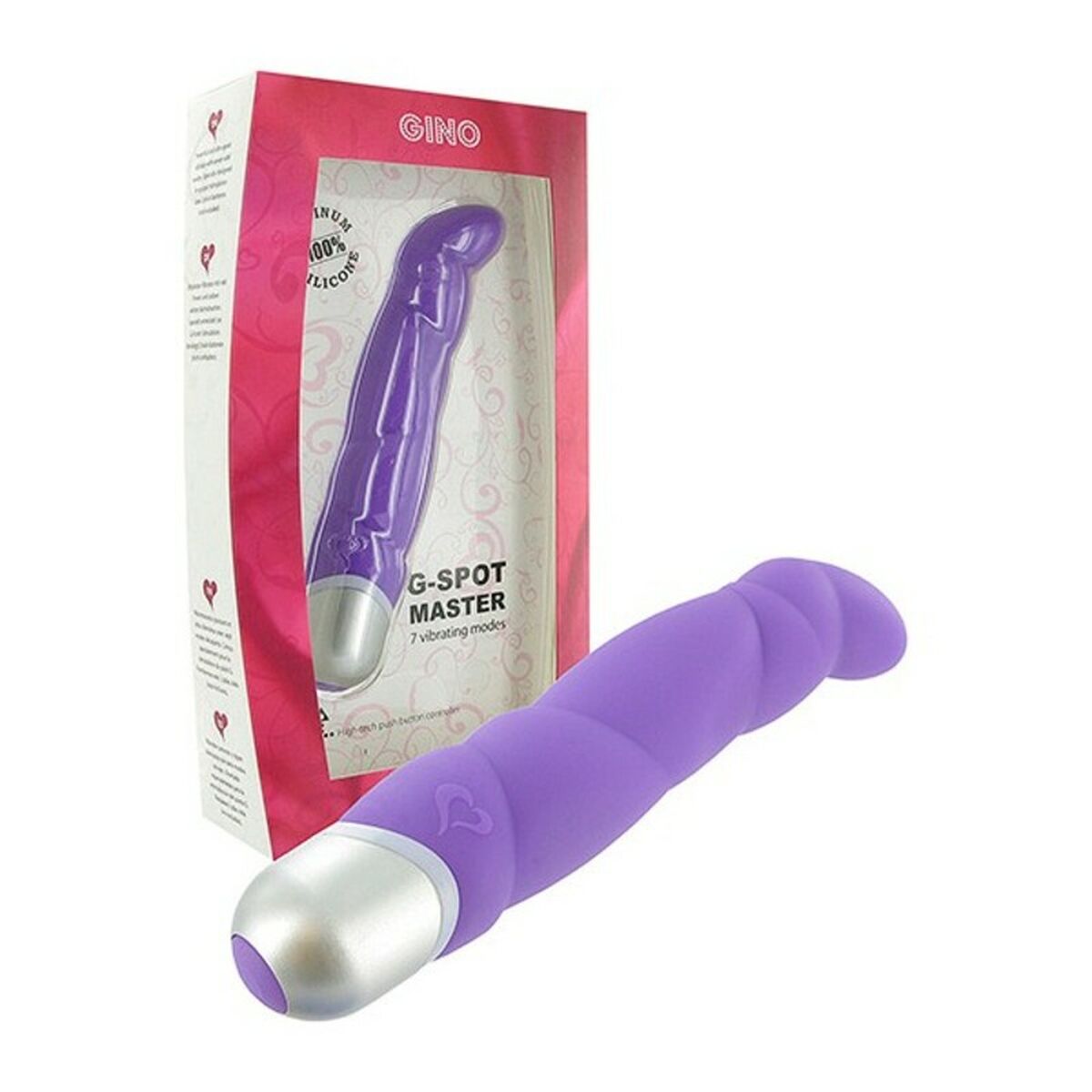 Gino Vibrator Paars FeelzToys E21306