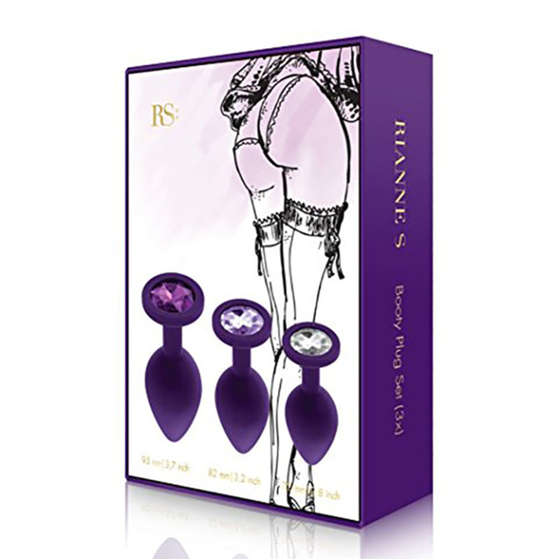 RS - Soirée - Booty Plug (Set 3 x Noir) Rianne S 71926