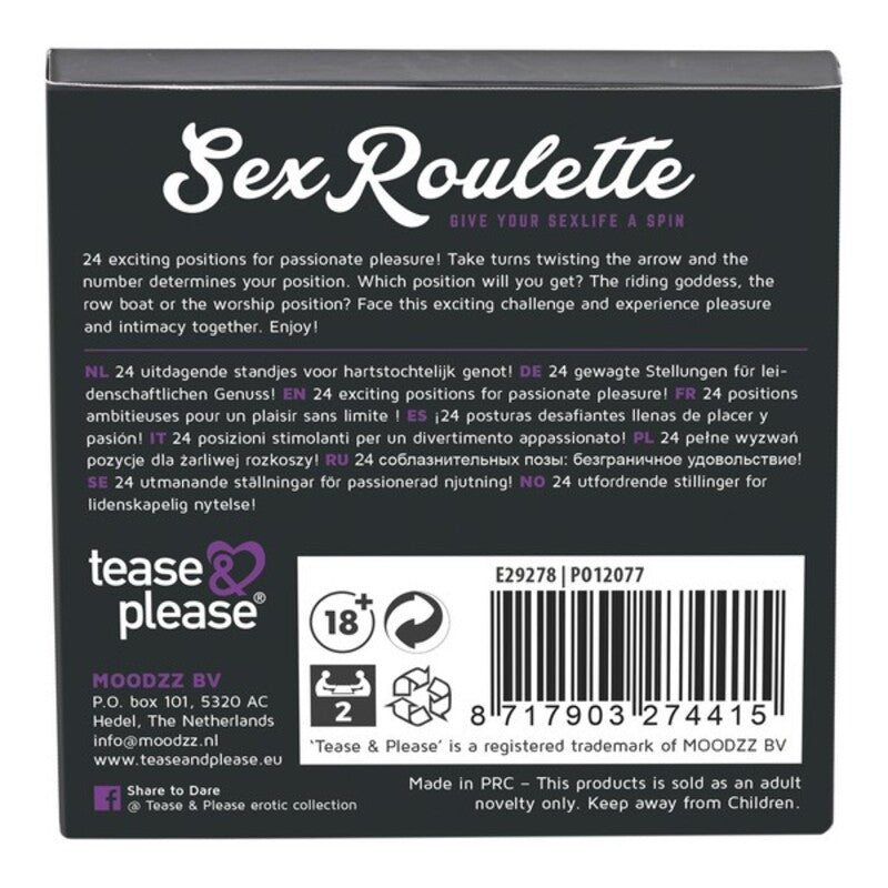 Erotisch Spel Sex Roulette Tease & Please