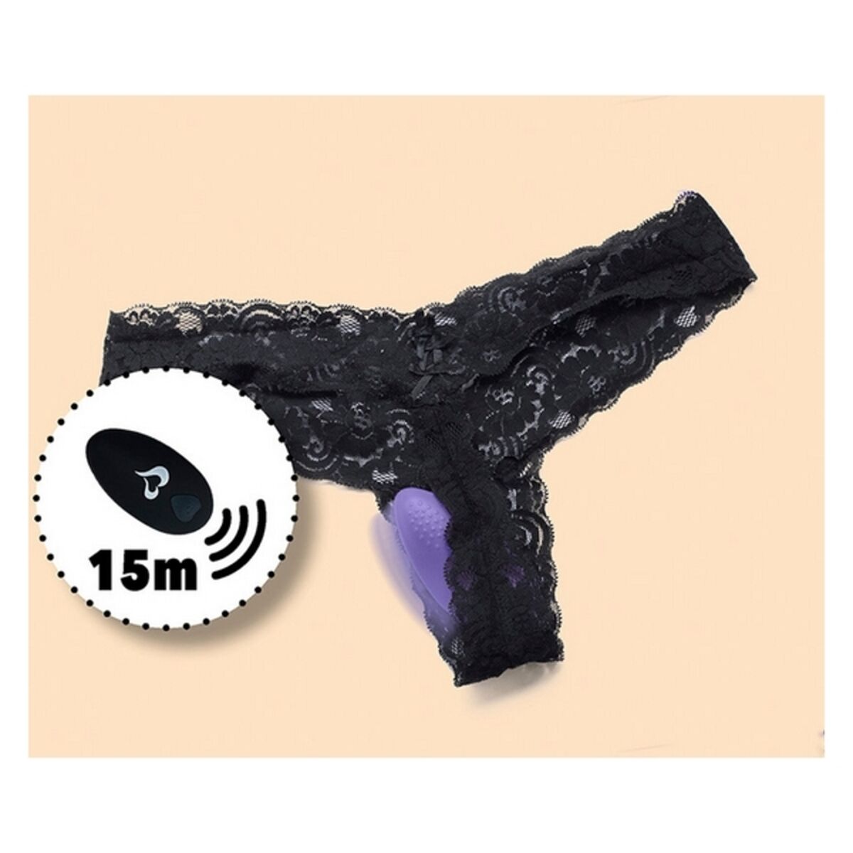 Masseur FeelzToys Panty Noir