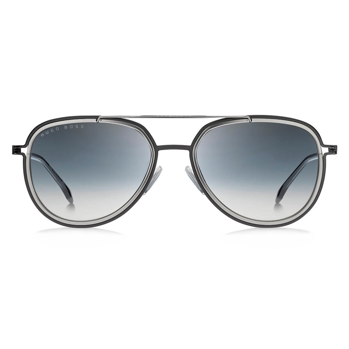 Lunettes de soleil Homme Hugo Boss S Gris Noir