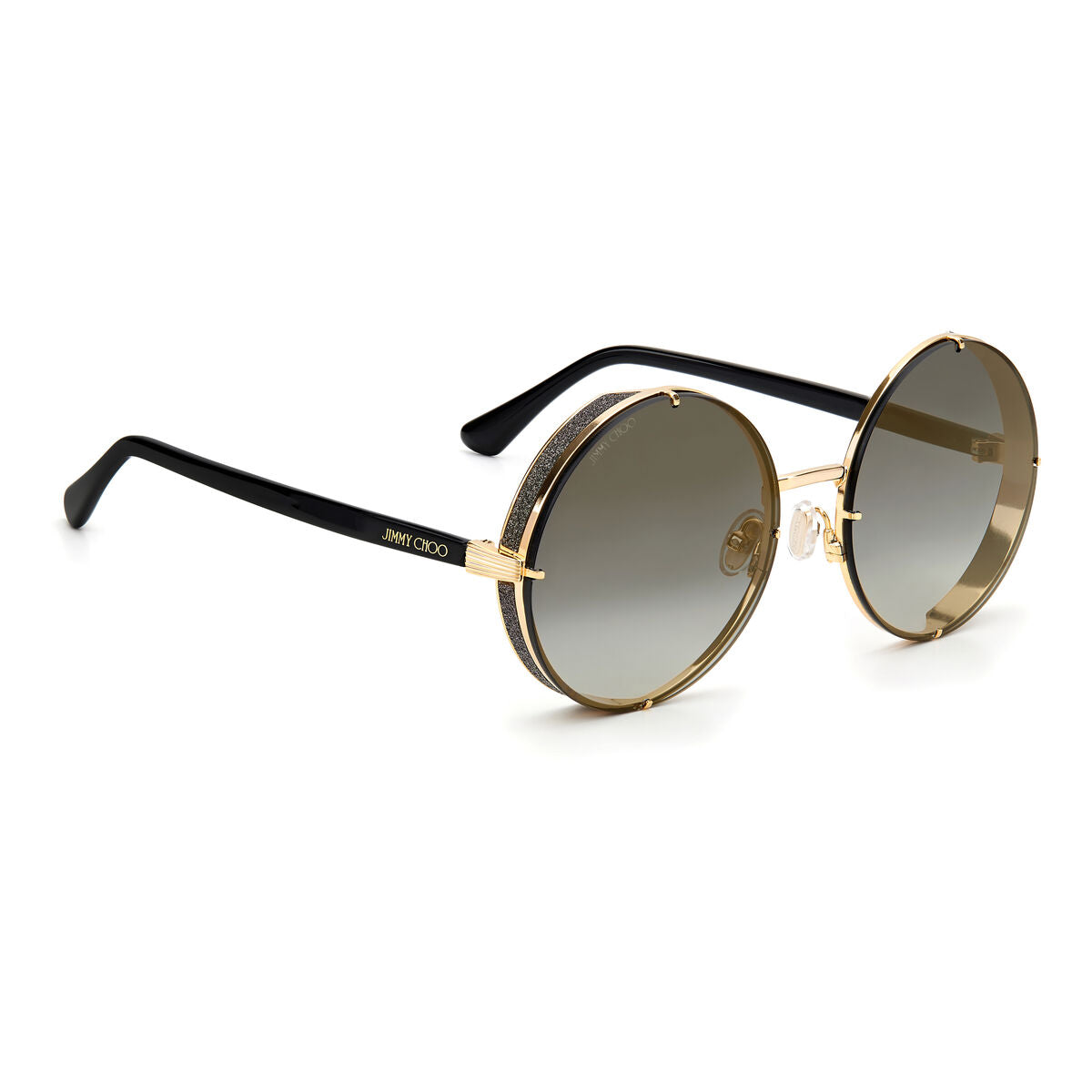 Lunettes de soleil Femme Jimmy Choo S Noir Doré